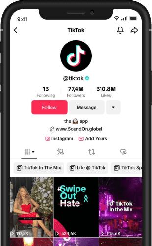 รูปภาพประกอบหัวข้อ แปลงลิงค์ tiktok และ จากนั้น